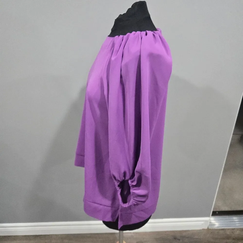 🐢 Cute Violet 💜 Blouse Size S NWOT.